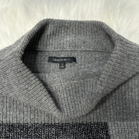 LAFAYETTE 148 Knit Sweater Womens Size Small Wool Cashmere Angora Blend Winter - Picture 2 of 7